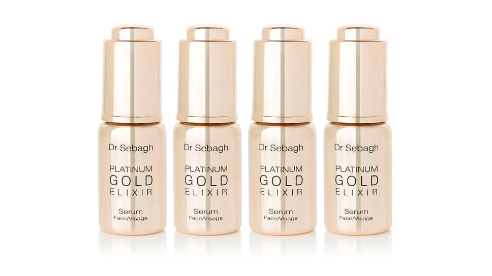 Антивозрастная сыворотка Platinium Gold Elixir (4 флакона по 10 мл), Dr Sebagh