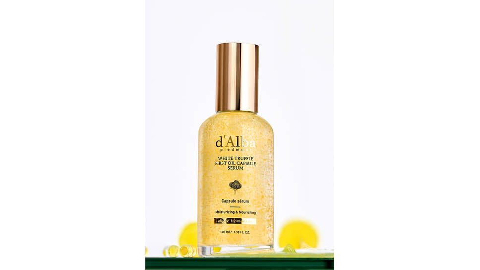 Увлажняющая и питательная сыворотка для лица White Truffle First Oil Capsule Serum, d’Alba