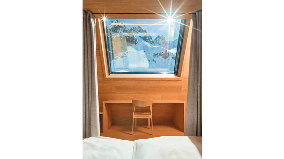 Интерьеры шале Cabane Tortin 