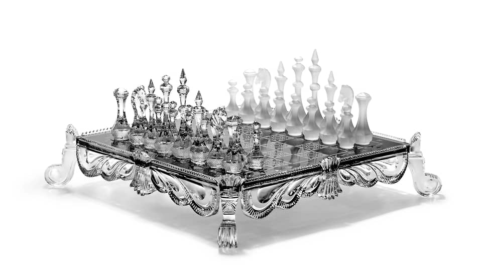 Шахматы, Avdeev Crystal, хрусталь, «Слепая курица» 