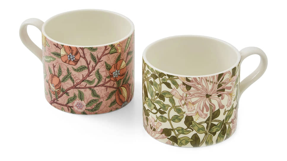 Набор кружек «Фрукты и жимолость», Spode Morris & Co, фарфор, «Дом фарфора» 