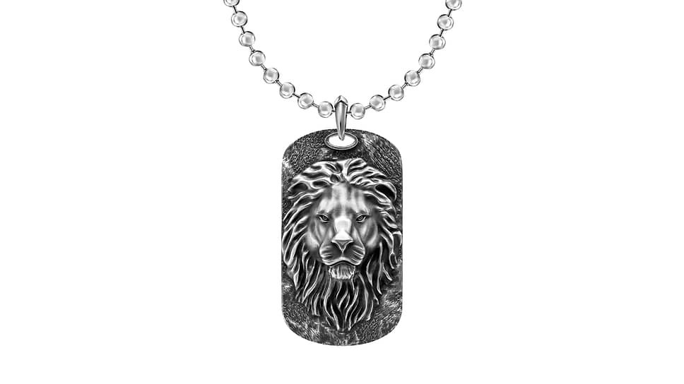 Maximilian Silver Label, подвеска «Царь зверей», черненое серебро