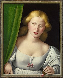 Североитальянский мастер. «Женщина у окна», 1510–1530 годы. После реставрации 