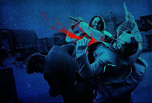 Кадр из фильма «Мачете» 