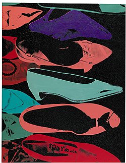 Энди Уорхол. «Туфли в бриллиантовой пыли», 1980. Sotheby’s, эстимейт £1,3–1,6 млн
