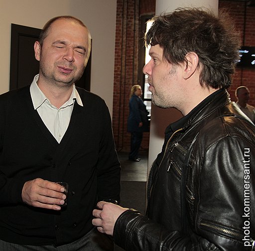 Главред "СТС Медиа" Алексей Казаков (слева) и журналист Максим Семеляк