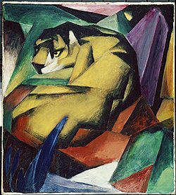Франц Марк. "Тигр", 1912 год