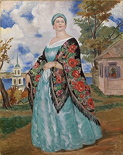 Борис Кустодиев. "Купчиха", 1923 год. MacDougall's, эстимейт £1,2-1,8 млн