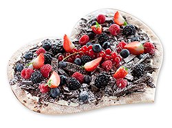 Сладкая пицца в Bocconcino