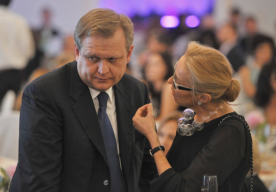 Министр культуры Москвы Сергей Капков и директор МАММ Ольга Свиблова на вручении премии Олега Янковского в рамках фестиваля "Черешневый лес"