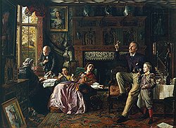 Роберт Брайтуэйт Мартино. "Последние дни в старом доме", 1862 год