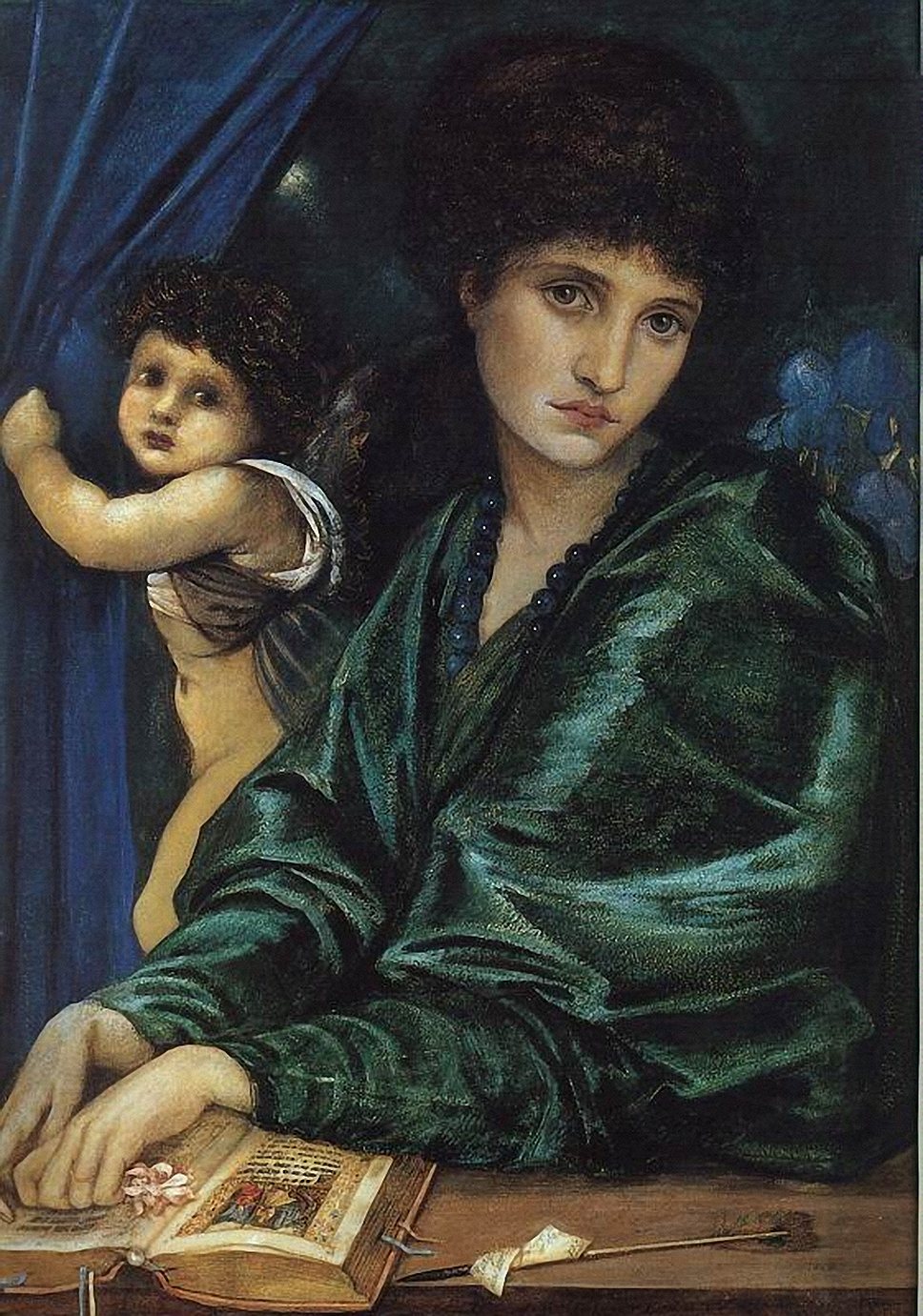 Эдвард Бёрн-Джонс. «Мария Замбако», 1870 год 
