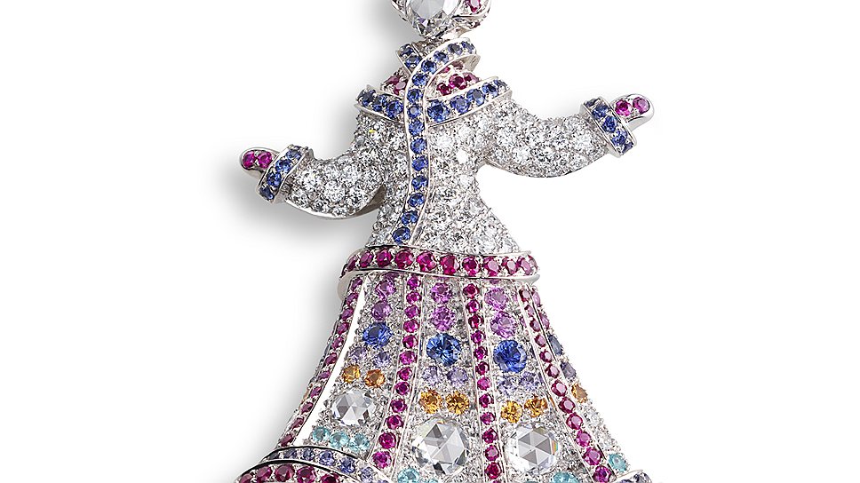 Брошь из коллекции Faberge, 2011 год Lara Patineuse sur la Neva 