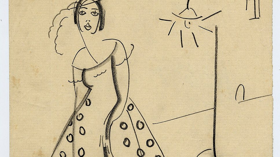Мария Владимирова. "На улице", 1922 год