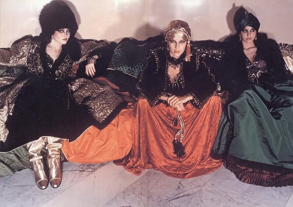 Yves Saint Laurent, «осень-зима 1976–1977» 