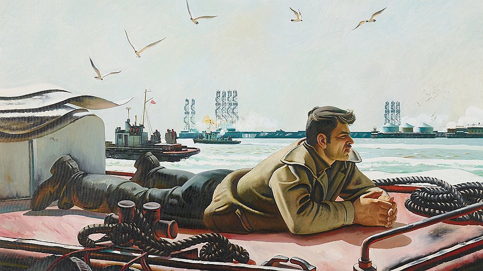 Таир Салахов. "Утро на Каспии", 1986 год 