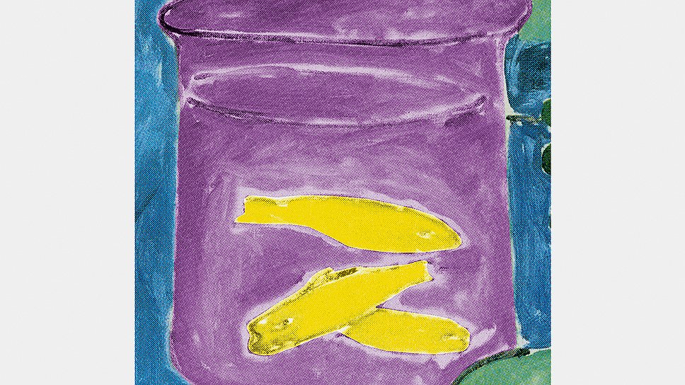 'Double Vision: Warhol (Violet & Yellow)', 2011 