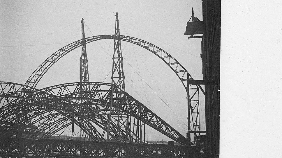 Строительство Брянского (Киевского) вокзала в Москве, март 1915 года 