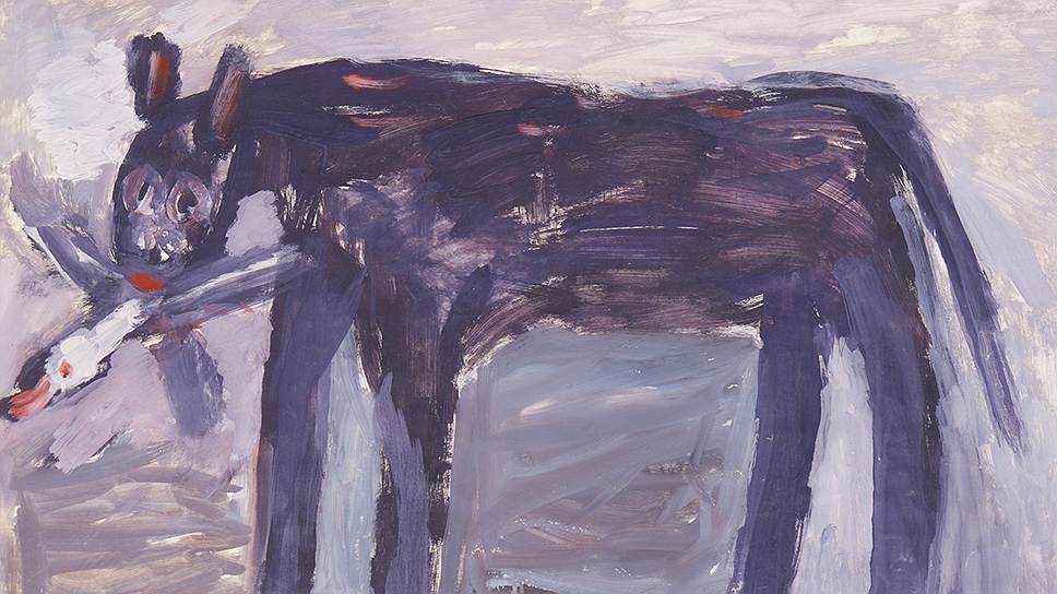 "Кошка с птицей", 1973 год  
