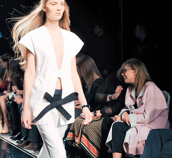 Главный редактор Interview Алена Долецкая на показе ЦУМ Fashion Show SS'14