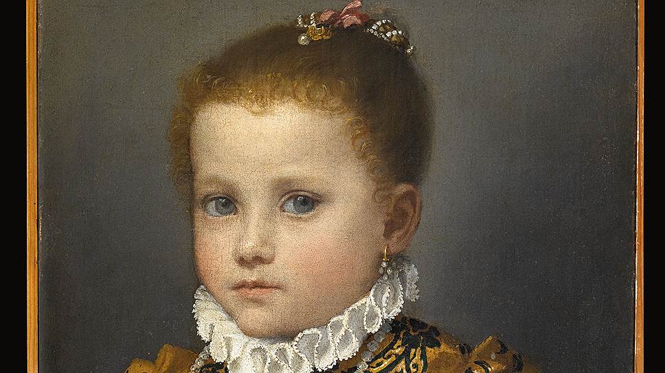 "Портрет девочки из семейства Редетти. 1570", Джованни Баттиста Морони, 1570 год 