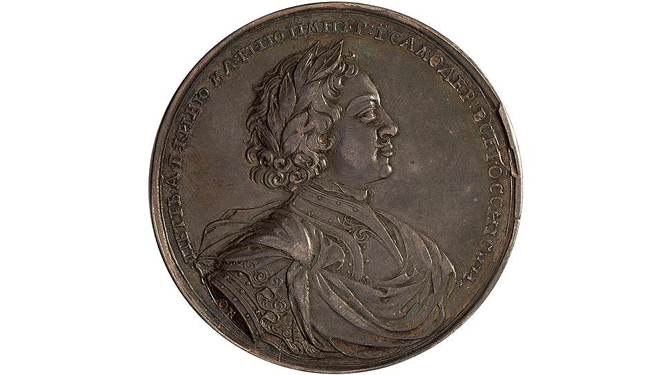 Медаль «За взятие двух шведских фрегатов», 1703 год