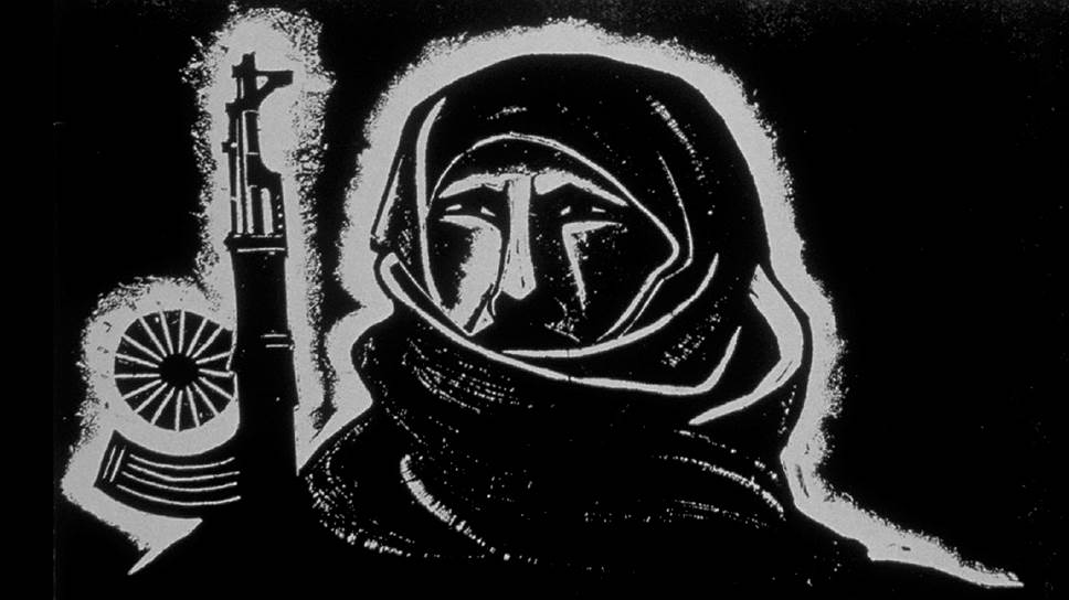 Кадр из фильма "Душой и кровью". Режиссер Абу Али, 1971 год  