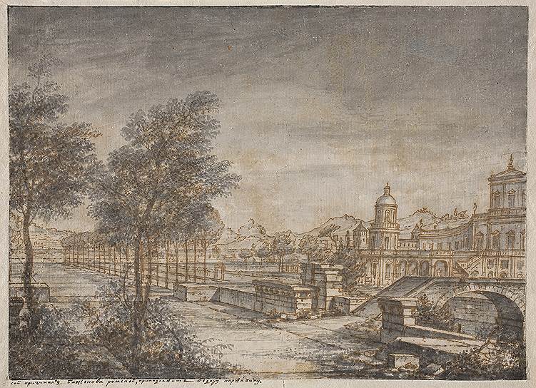Василий Баженов. "Итальянский вид. Рим", 1762-1764 годы  