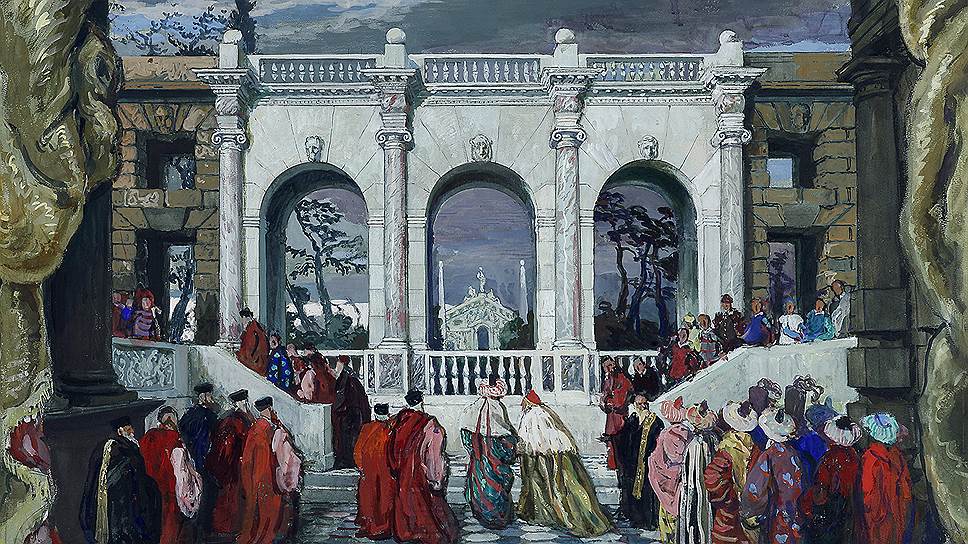 Александр Бенуа. "Венецианский праздник в XVI веке", 1912 год  