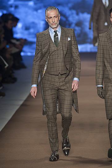 Показ мужской коллекции Etro  «осень-зима 2014/15» 
