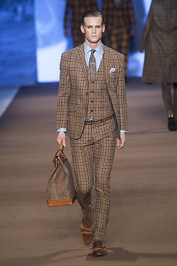 Показ мужской коллекции Etro  «осень-зима 2014/15» 