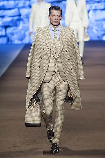 Показ мужской коллекции Etro  «осень-зима 2014/15» 