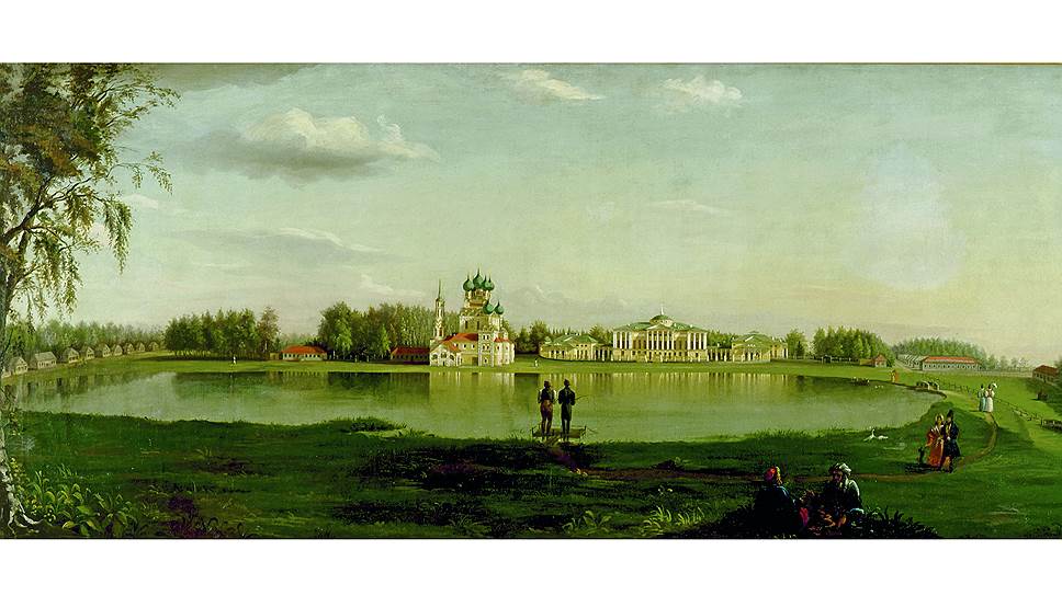 Николай Подключников. Усадьба Останкино графов Шереметевых, 1836 год 