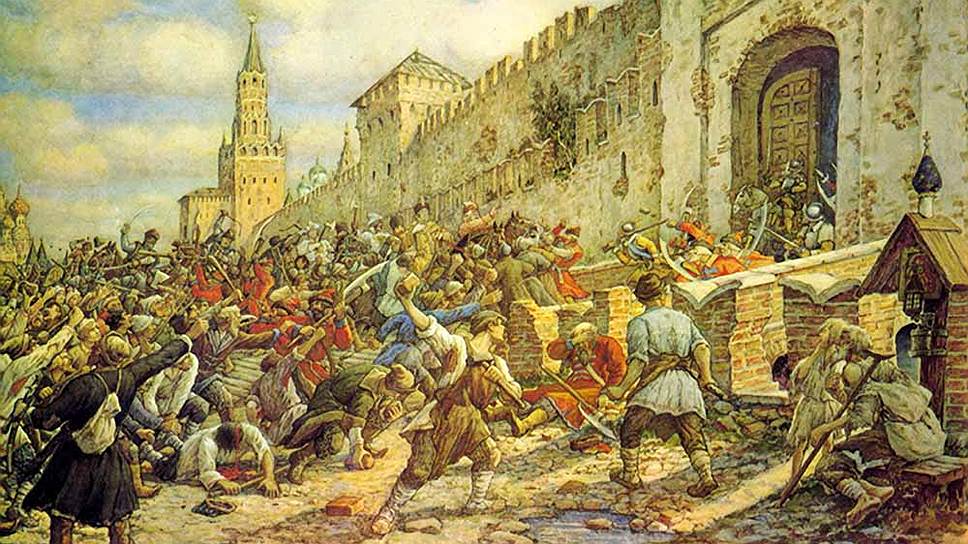 Эрнест Лисснер. "Соляной бунт в Москве, 1648", 1938 год 