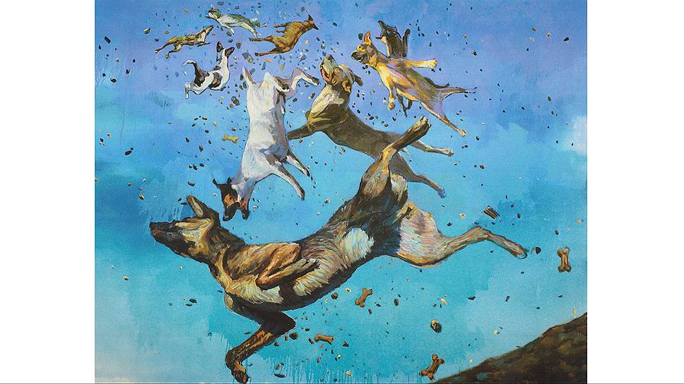 Александр Безель. «Собачий дождь», 2014 год 