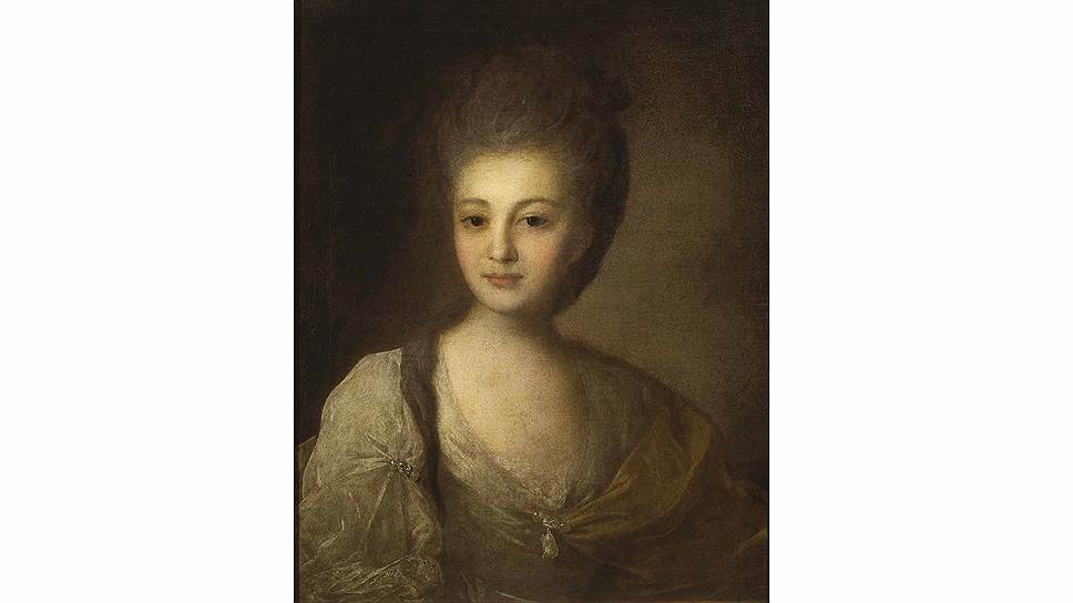 "Потрет Александры Петровны Струйской", 1772 год 