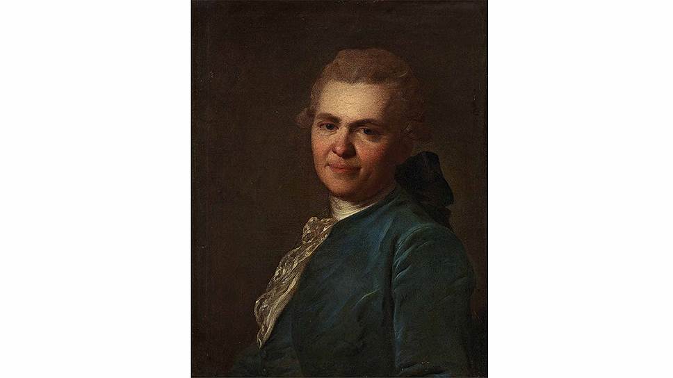 "Портрет неизвестного в синем кафтане", 1770-е годы 