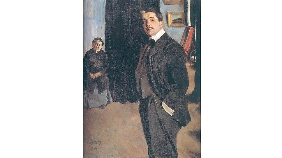 "Портрет Сергея Дягилева с няней", 1906 год  