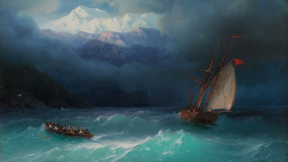 "Бурное море", 1868 год