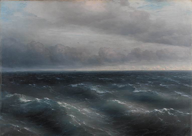 "Черное море (На Черном море начинает разыгрываться буря)", 1881 год