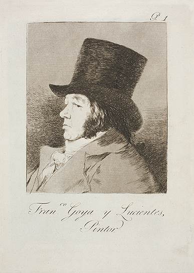Франсиско Гойя. "Франсиско Гойя-и-Лусьентес, художник", 1799 год