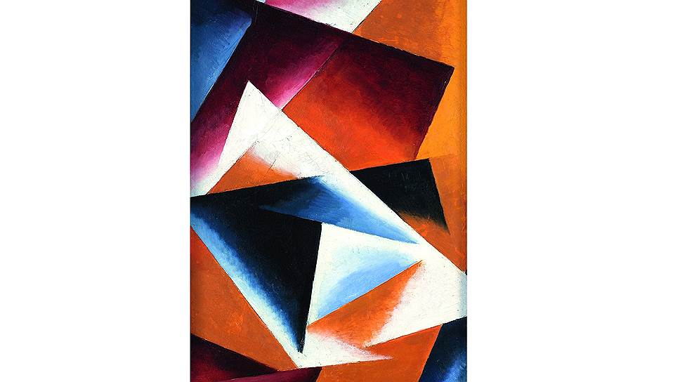 Любовь Попова. «Оранжевая живописная архитектоника», 1918 год. «До востребования. Часть 2» в Еврейском музее и центре толерантности 