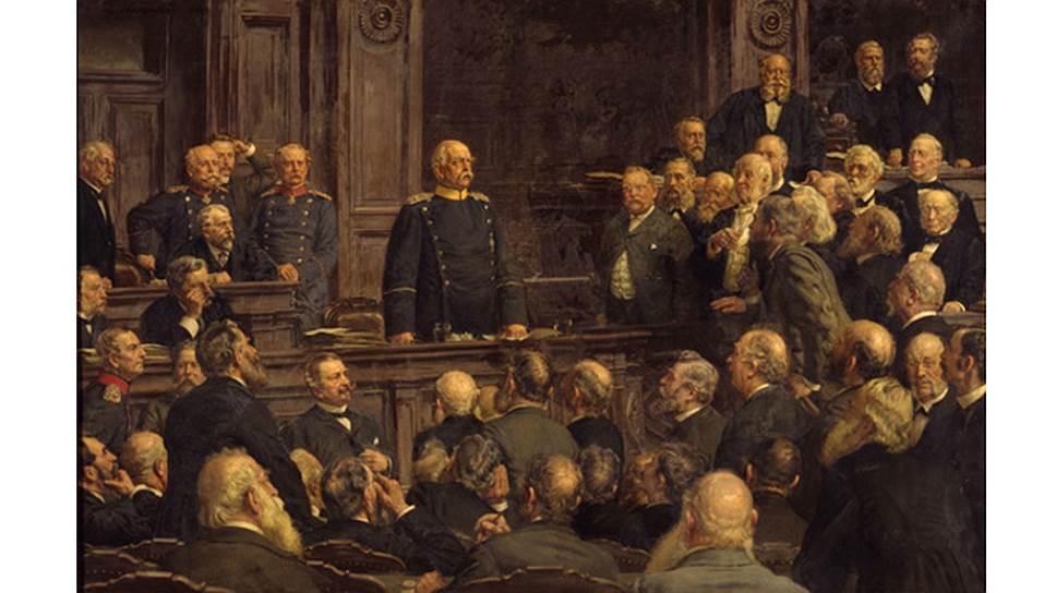 Эрнст Хенселер. «Отто фон Бисмарк в Рейхстаге, 6 февраля 1888 года»