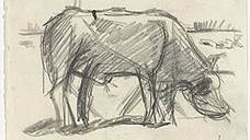 Тео ван Дусбург. «Композиция (Корова)», около 1917 года