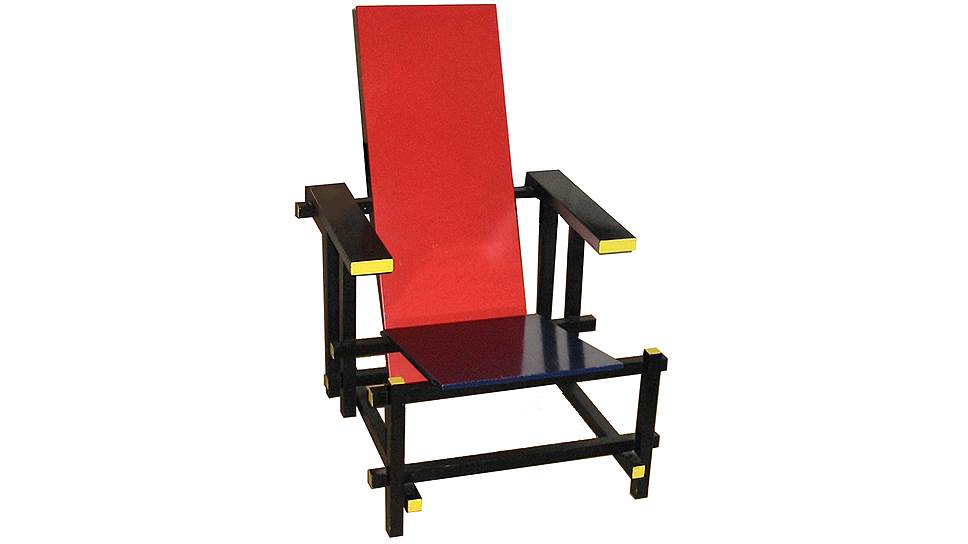 Геррит Ритвельд. «Красно-синий стул», 1923 год