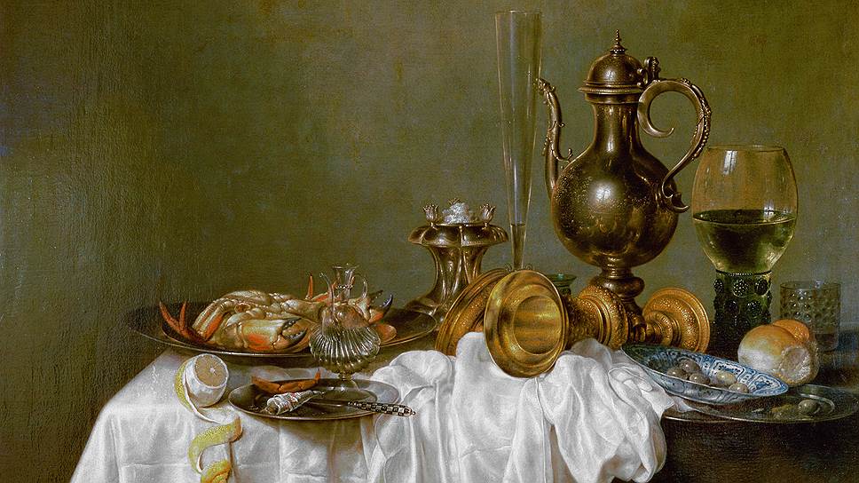 Виллем Клас Хеда. «Натюрморт с крабом», 1648 год