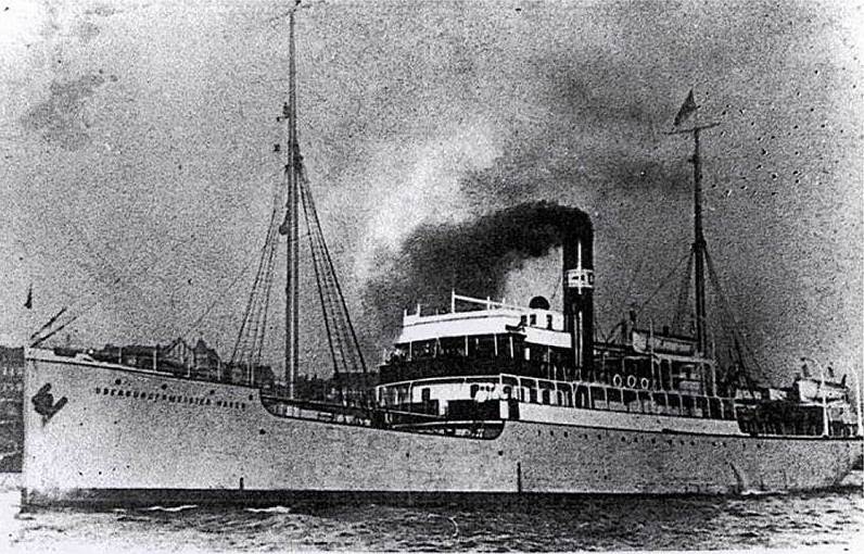 Пароход «Обербургомистр Хакен», на котором Советский Союз покинули высылаемые по московскому списку