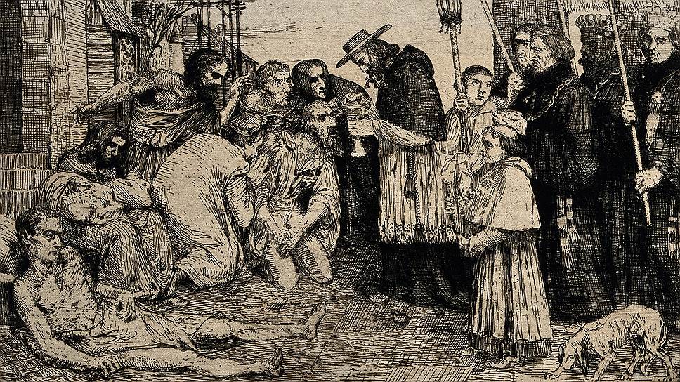 Альфонс Легро. «Святой Карло Борромео», XIX век