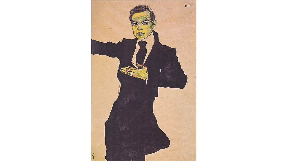 Эгон Шиле. «Художник Макс Оппенгеймер», 1910 год 