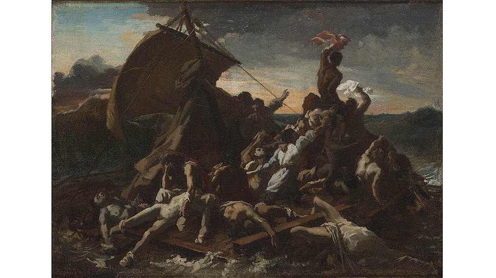 Теодор Жерико. Этюд для картины «Плот „Медузы”», 1819–1820